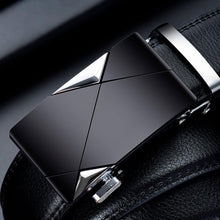 Cargar imagen en el visor de la galería, Cinto Masculino de Couro Preto Elite MM02 - Urbano Elite
