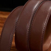 Cargar imagen en el visor de la galería, Cinto Masculino de Couro Marrom Elite MM04 - Urbano Elite