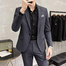 Cargar imagen en el visor de la galería, Conjunto Blazer Masculino Elite + Calça MM01 - Urbano Elite