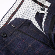 Cargar imagen en el visor de la galería, Terno Masculino Xadrez Classic Maverick Paletó + Colete + Calça MM03 - Urbano Elite