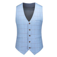 Cargar imagen en el visor de la galería, Terno Masculino Xadrez Maverick Paletó + Colete + Calça MM05 - Urbano Elite