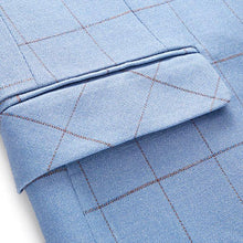 Cargar imagen en el visor de la galería, Terno Masculino Xadrez Maverick Paletó + Colete + Calça MM05 - Urbano Elite