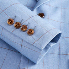 Cargar imagen en el visor de la galería, Terno Masculino Xadrez Maverick Paletó + Colete + Calça MM05 - Urbano Elite