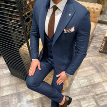 Cargar imagen en el visor de la galería, Terno Masculino Maverick Paletó + Colete + Calça MM02 - Urbano Elite