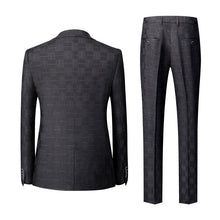 Cargar imagen en el visor de la galería, Terno Masculino Classic Quadriculado Elite Paletó + Colete + Calça MM07 - Urbano Elite