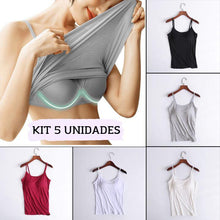 Cargar imagen en el visor de la galería, Kit 5 Unidades Camisa/ Sutiã Fresh - Urbano Elite