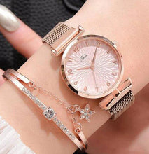 Cargar imagen en el visor de la galería, Relógio Luxuoso de Quartzo Tadi + Pulseira Magnética de BRINDE - Urbano Elite