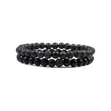 Cargar imagen en el visor de la galería, Pulseira Masculina Pedras Naturais Elite MMV03 - Urbano Elite
