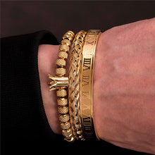 Cargar imagen en el visor de la galería, Kit Pulseiras Masculinas de Luxo Elite Eagle MMV02 - Urbano Elite
