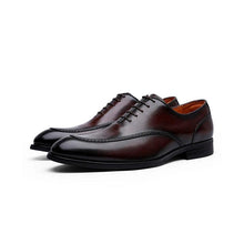 Cargar imagen en el visor de la galería, Sapato Social Masculino Elite de Couro Britânico MMV01 - Urbano Elite
