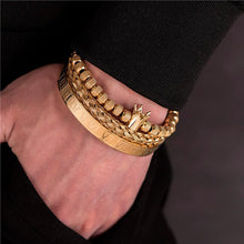 Cargar imagen en el visor de la galería, Kit Pulseiras Masculinas de Luxo Elite Eagle MMV02 - Urbano Elite
