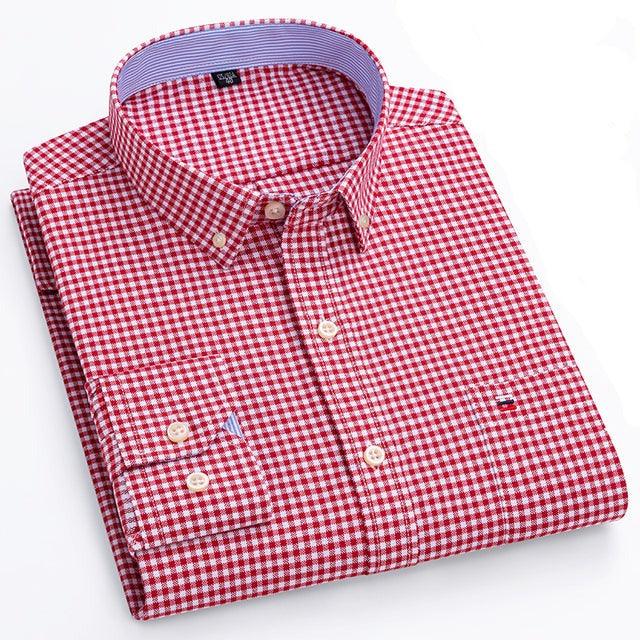 Camisa Social Masculina Algodão Oxford Elite MM02 - Urbano Elite