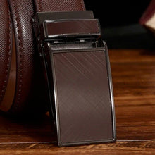 Cargar imagen en el visor de la galería, Cinto Masculino de Couro Marrom Elite MM04 - Urbano Elite

