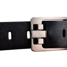 Cargar imagen en el visor de la galería, Cinto Masculino de Couro Classic Preto Elite MM06 - Urbano Elite
