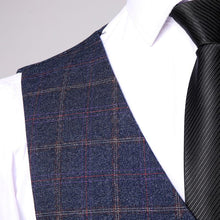 Cargar imagen en el visor de la galería, Terno Masculino Xadrez Classic Maverick Paletó + Colete + Calça MM03 - Urbano Elite
