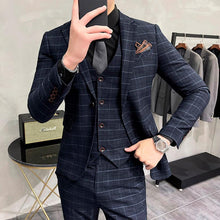 Cargar imagen en el visor de la galería, Terno Masculino Maverick Paletó + Colete + Calça MM08 - Urbano Elite
