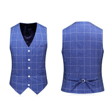 Cargar imagen en el visor de la galería, Terno Masculino Xadrez Classic Maverick Palito + Colete + Calça MM06 - Urbano Elite
