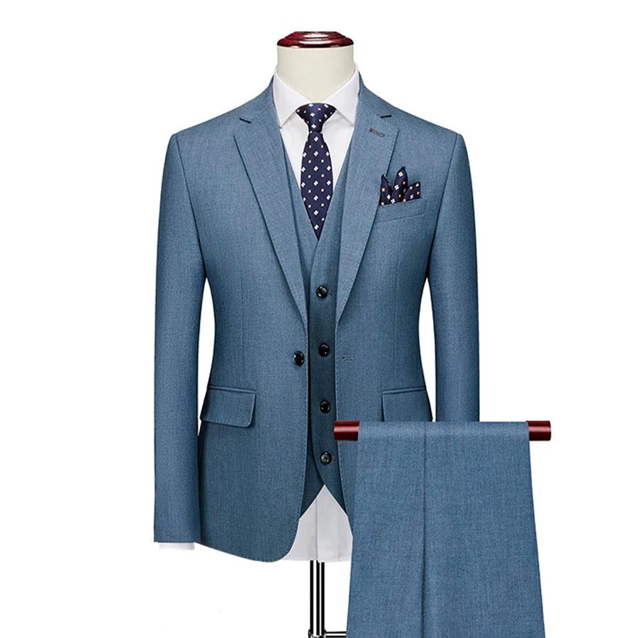 Terno Masculino Elite Paletó + Colete + Calça MM01 - Urbano Elite