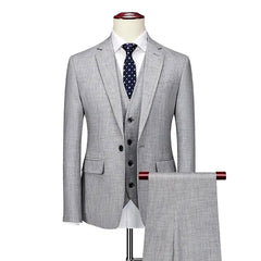 Terno Masculino Elite Paletó + Colete + Calça MM01