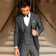 Cargar imagen en el visor de la galería, Smoking Masculino Elite Paletó + Colete + Calça MM04 - Urbano Elite
